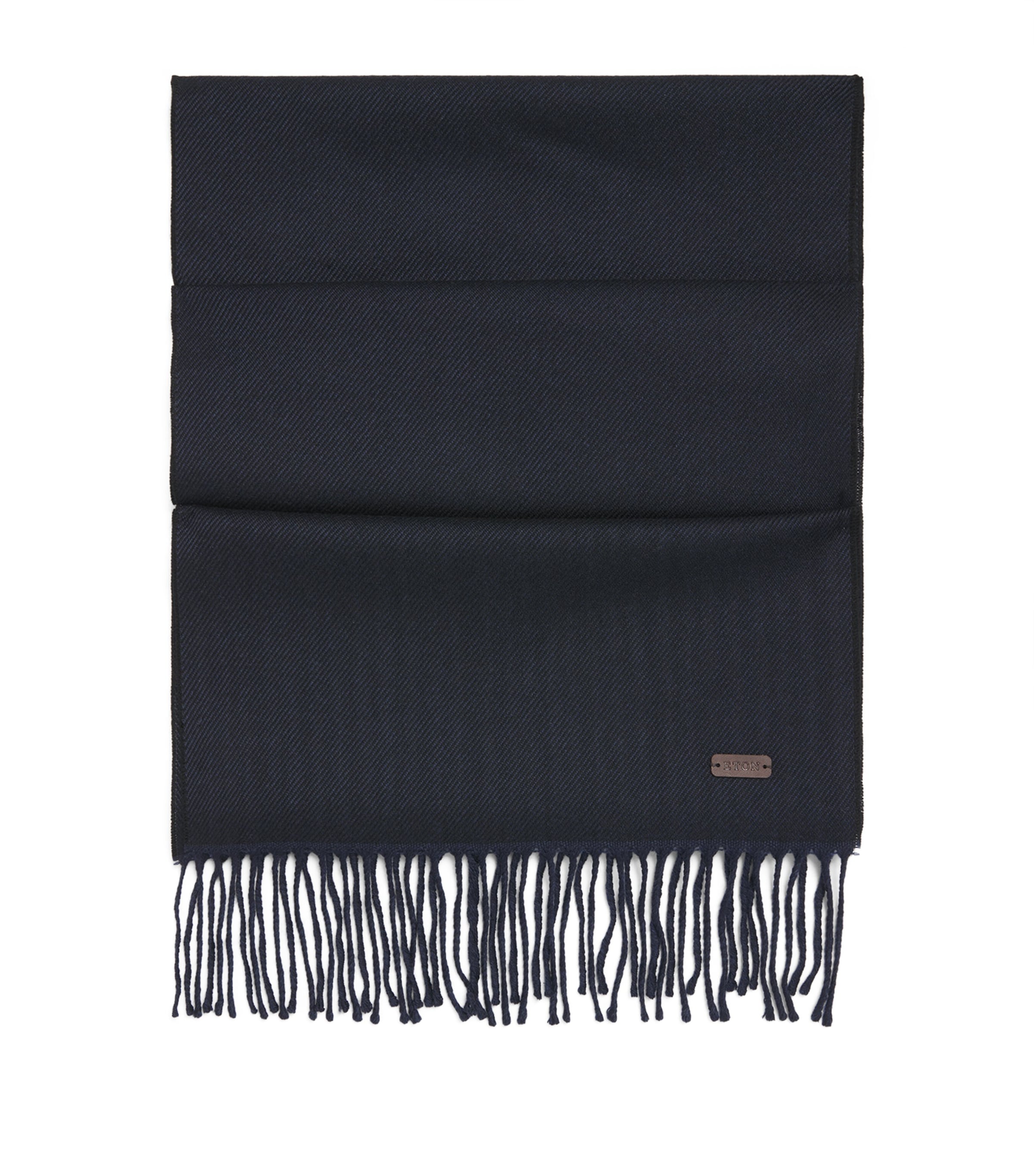 Eton Merino Wool Scarf Navy Blue