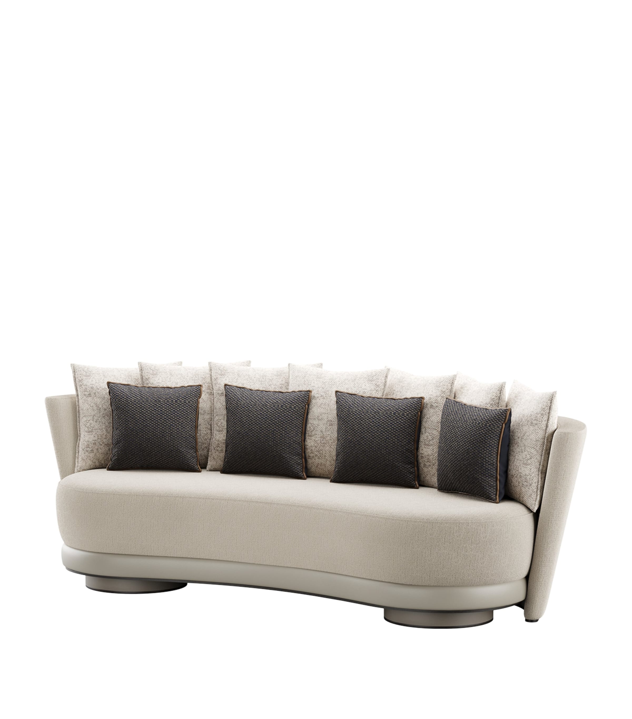 Frato Lusail 4-Seater Sofa Bege