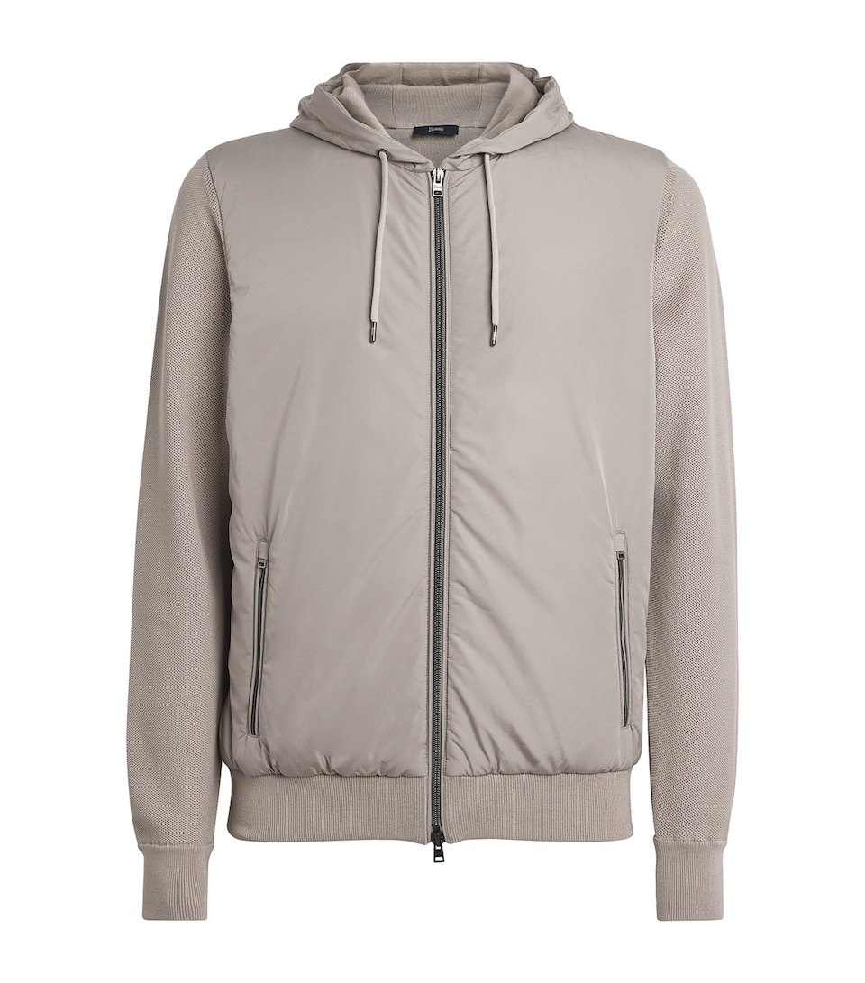 Cotton Hooded Hybrid Jacket