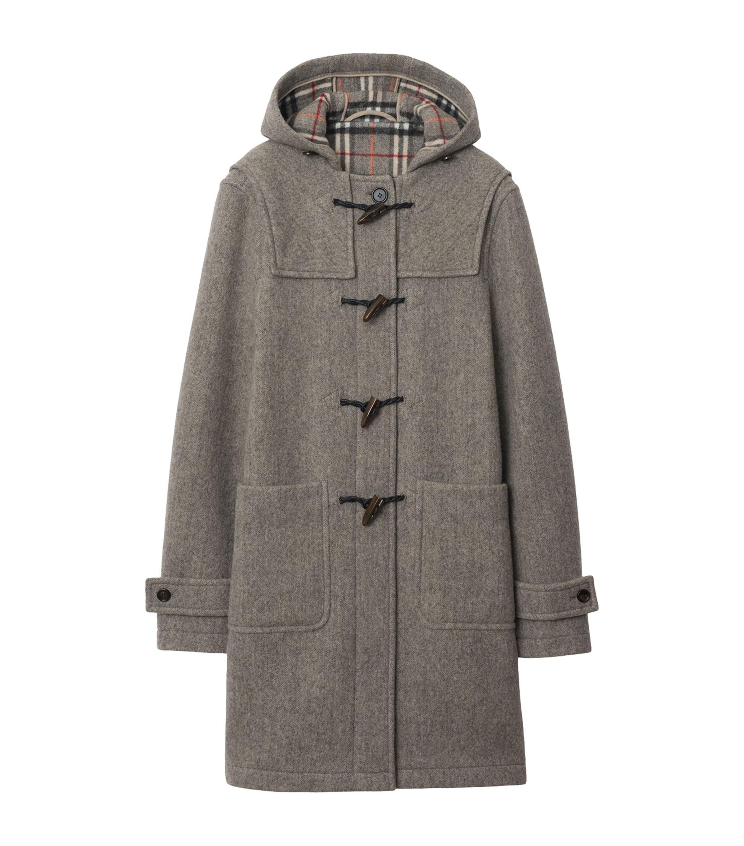 Wool Hooded Duffle Coat