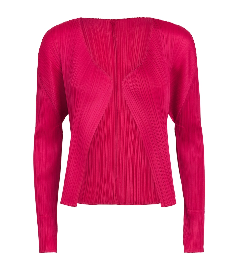 Pleats Please Issey Miyake Womens New Colorful Basics Cardigan