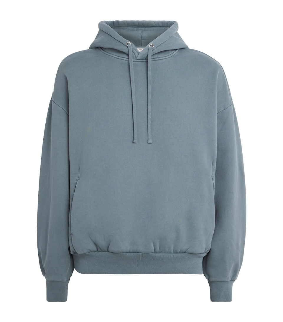 Skims Mens Cotton Fleece Relaxed Hoodie Kyanite