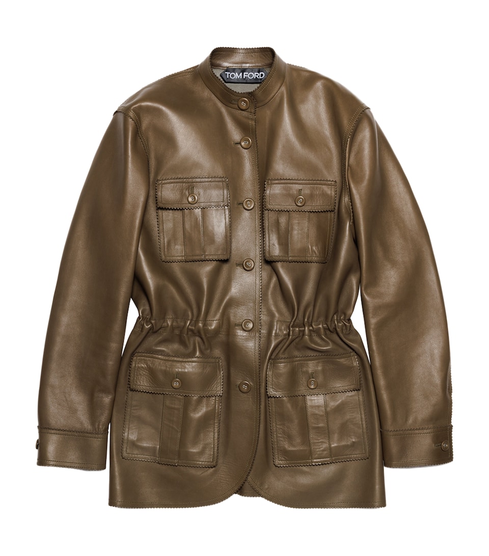 TOM FORD Womens Lambskin Safari Jacket Gcf