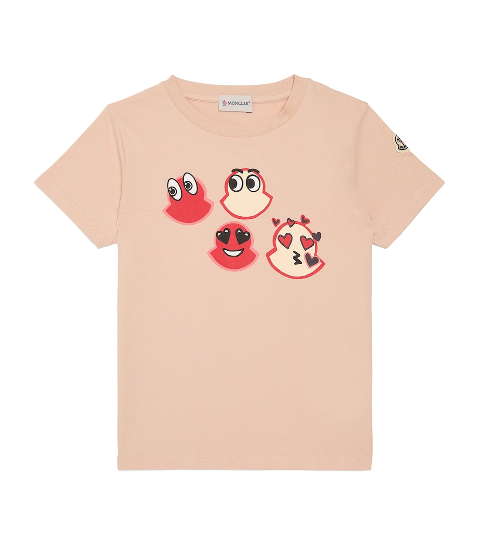 Cotton Emoji Logo T-Shirt (8-10 Years)