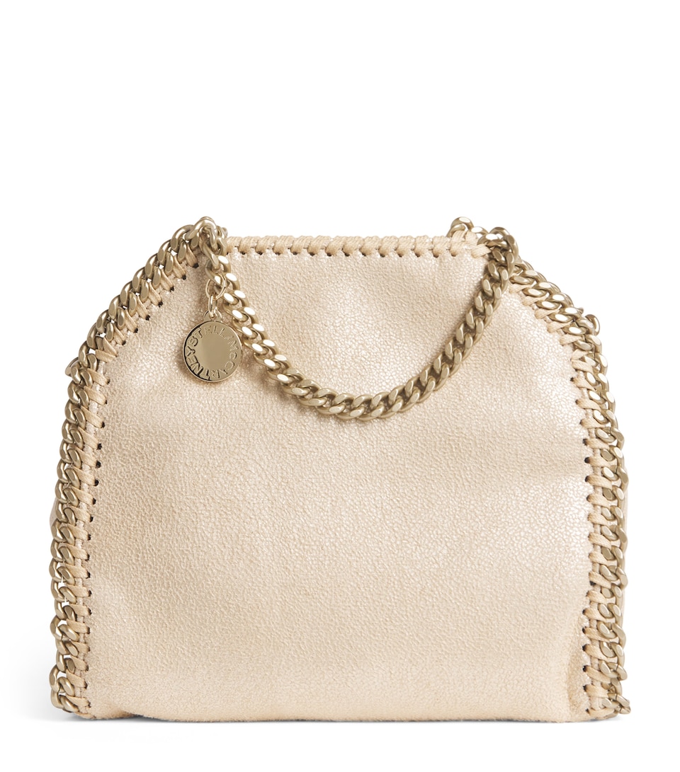 Tiny Faux Leather Falabella Tote Bag