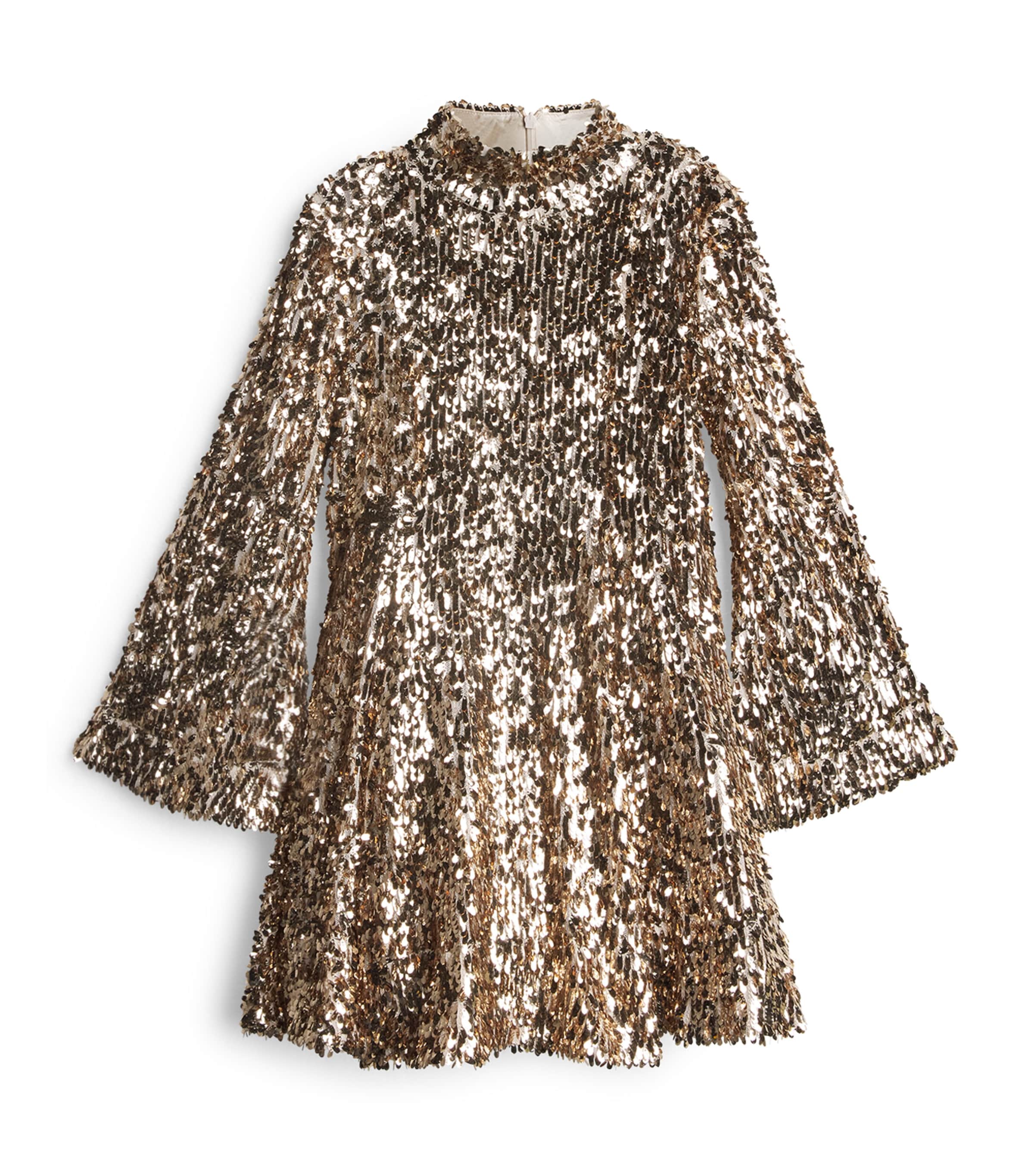 Bardot Junior Sequin Anais Dress (4-14 Years) Gold