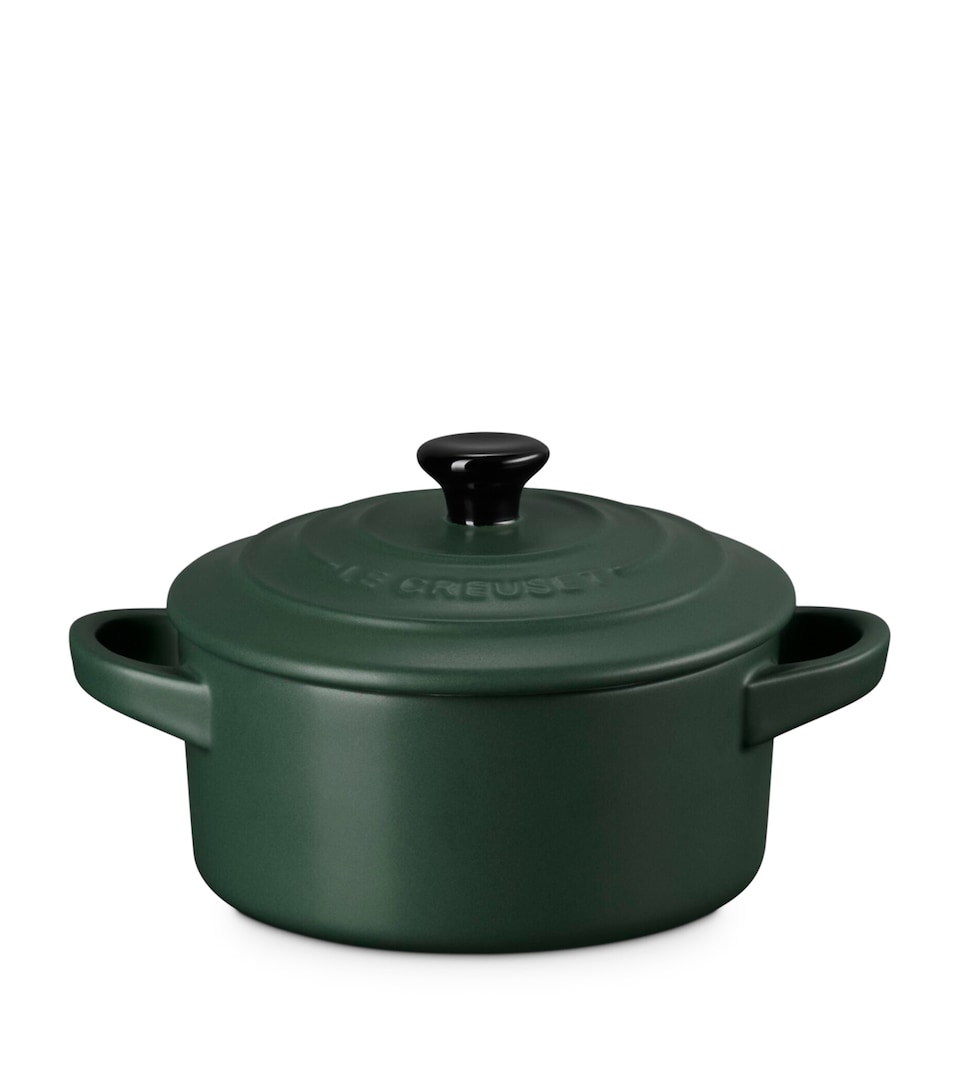 Le Creuset Petite Stoneware Round Casserole Dish (13.5cm) Green