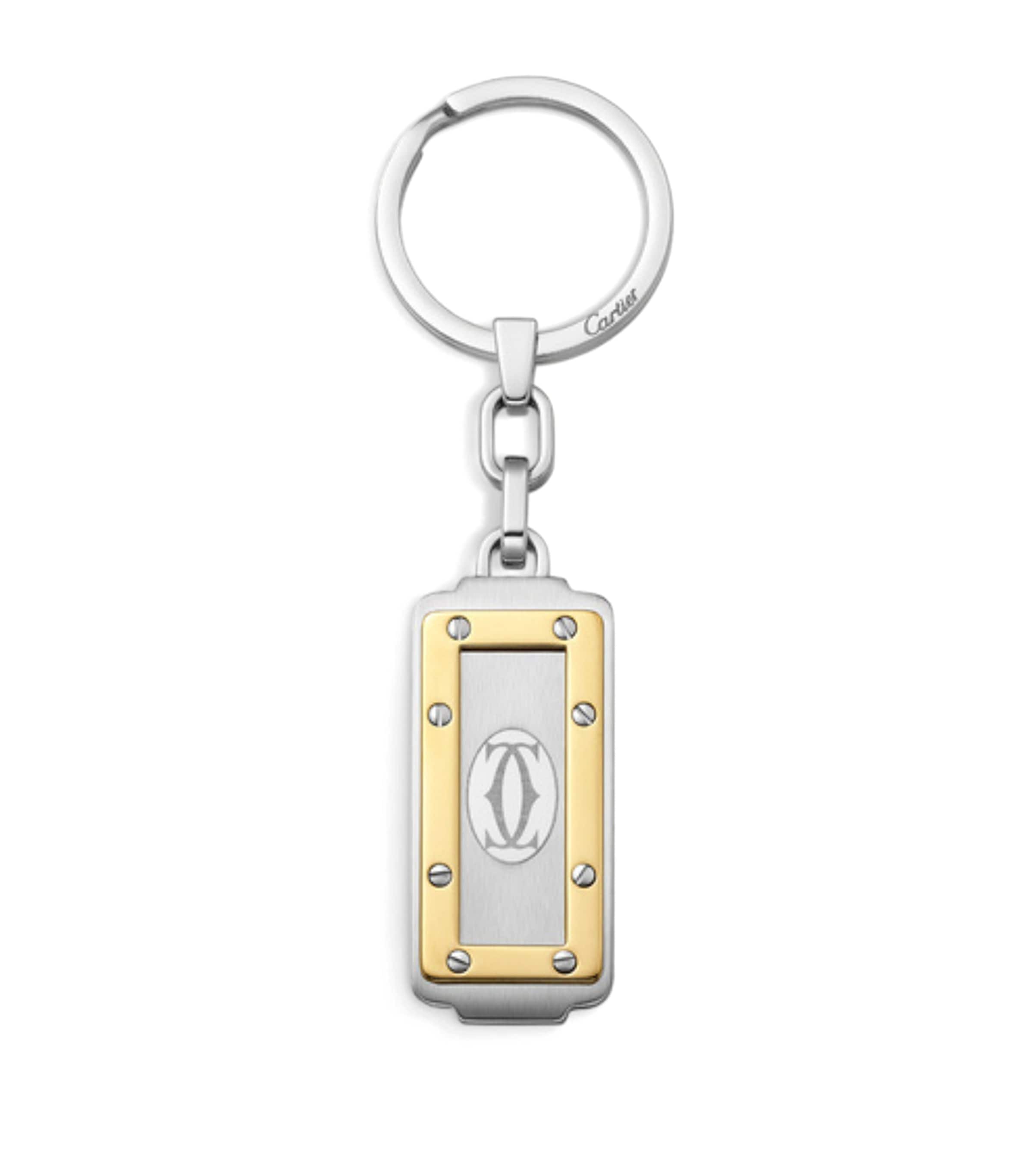 Cartier Santos de Cartier Keyring Steel