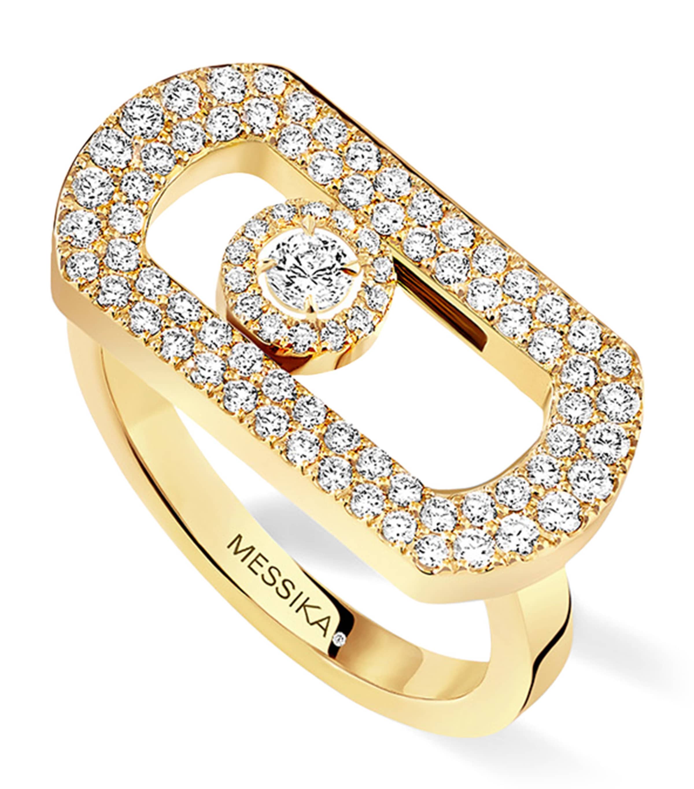 Yellow Gold and Diamond So Move Ring