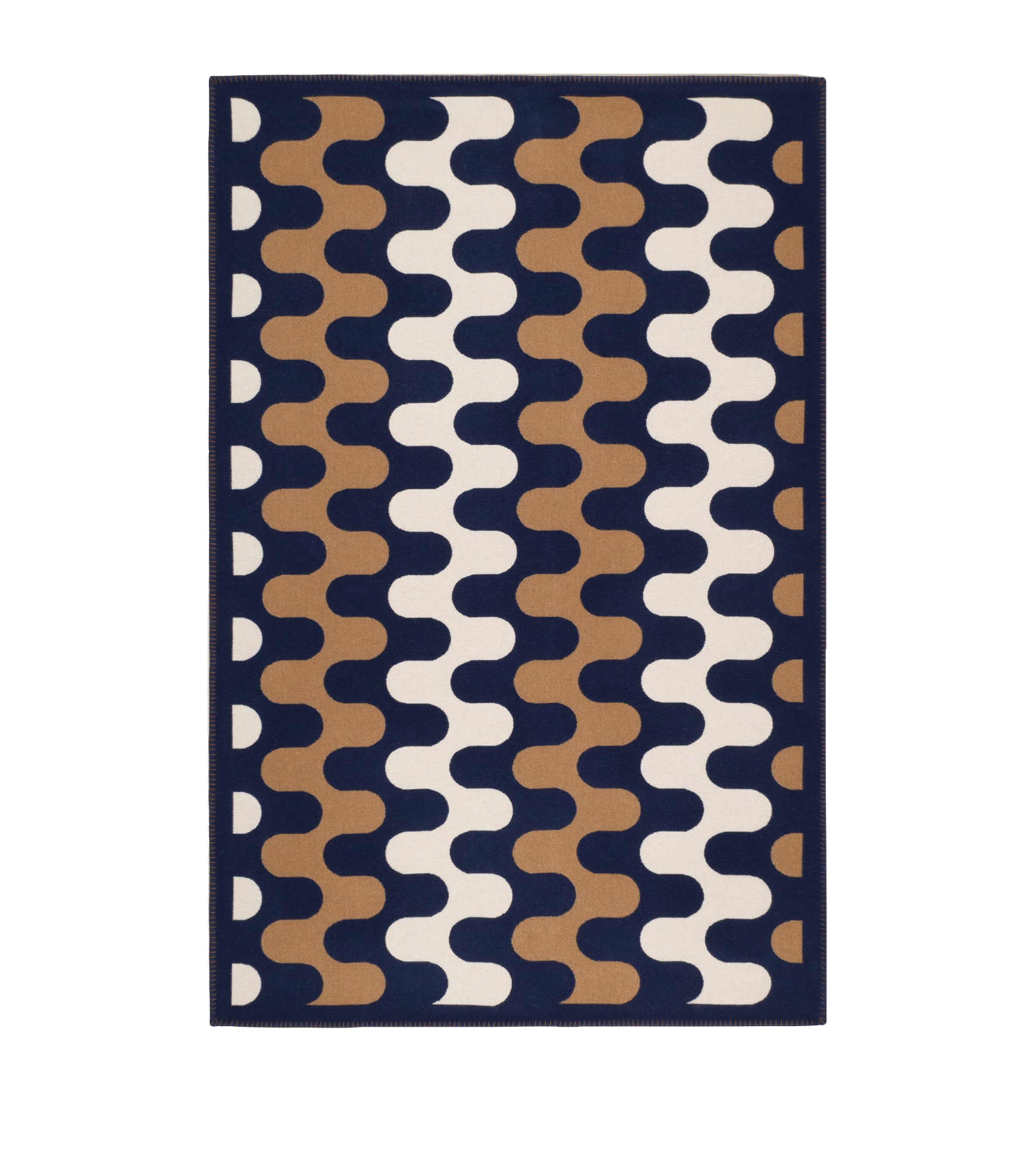 Wool Modernism Throw (135cm x 220cm)