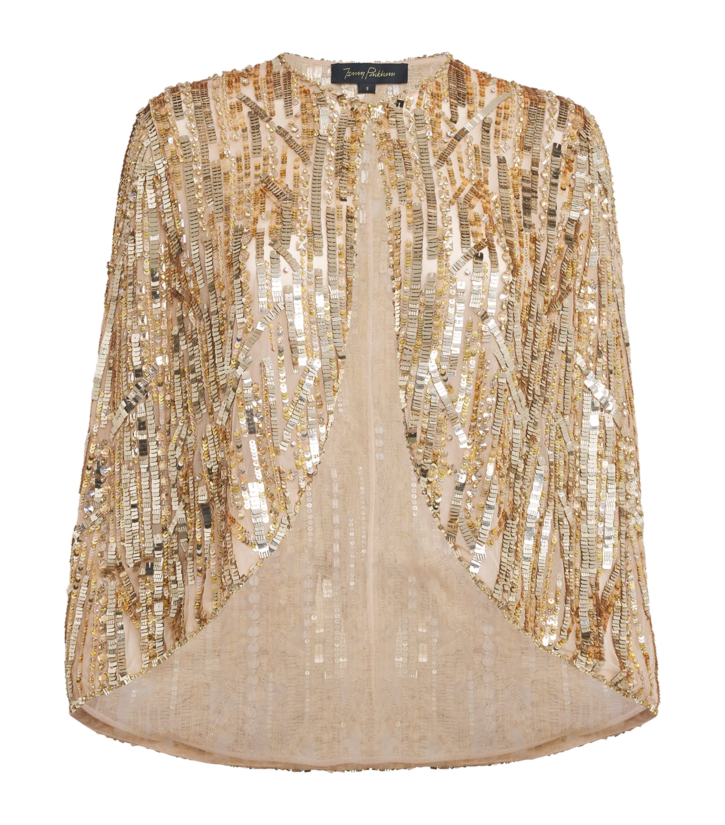 Sequin Embellished Vulsa Cape