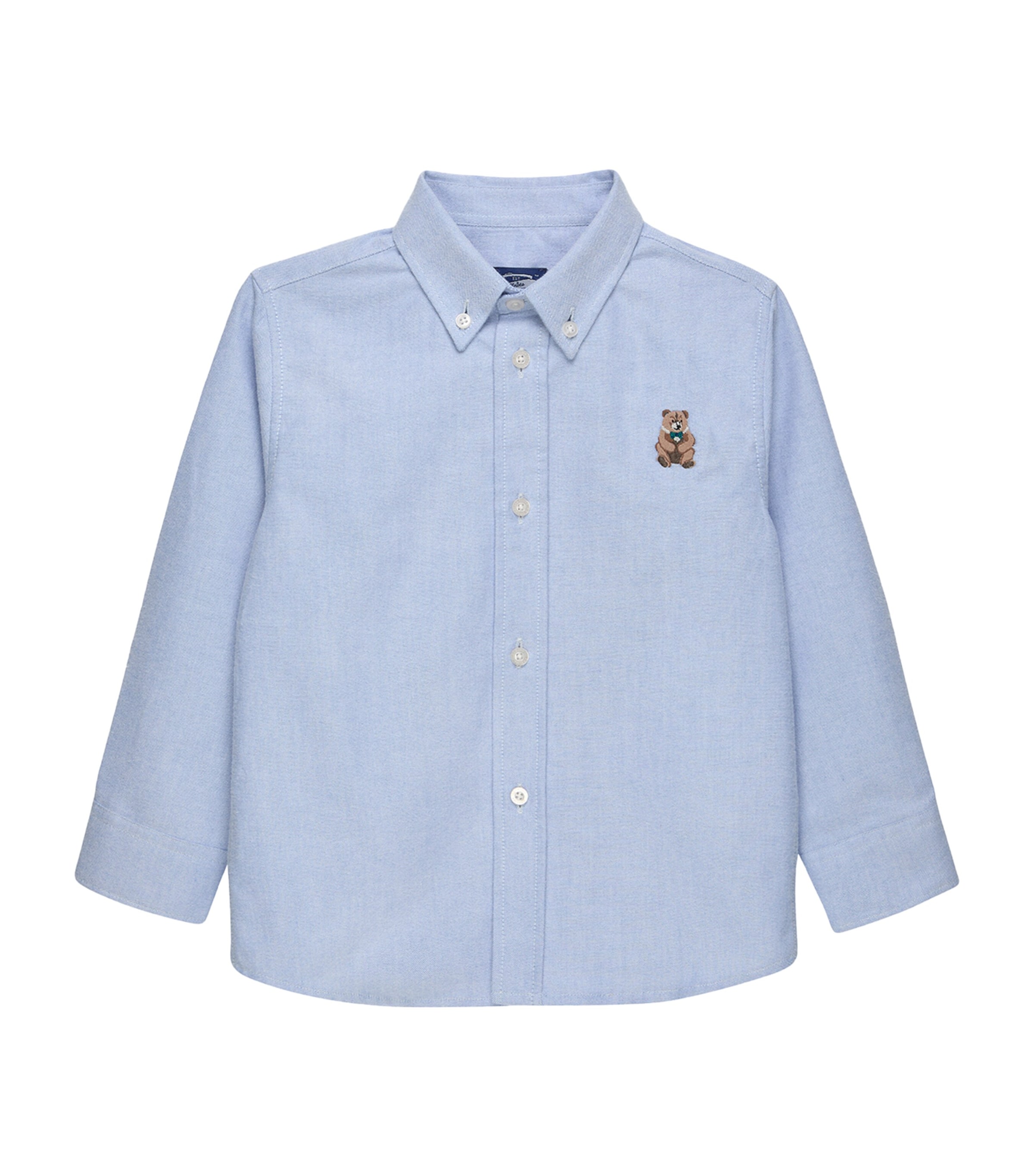 Trotters Cotton Timothy Teddy Shirt (2-5 Years) Blue