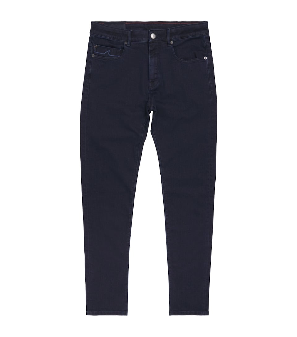 Paul & Shark Mens Overdyed Straight Jeans Blu Scuro Jeans