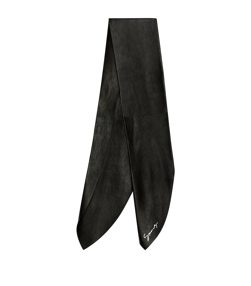 Givenchy Leather Logo Scarf