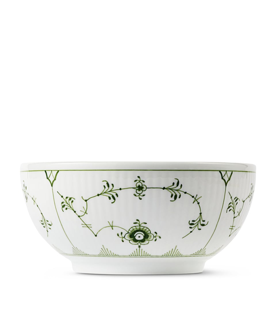 Royal Copenhagen Fluted Plain Bowl (470ml) Green