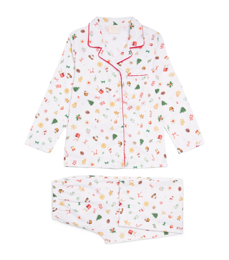 Story Loris Festive Print Pyjama Set (3-14 Years)