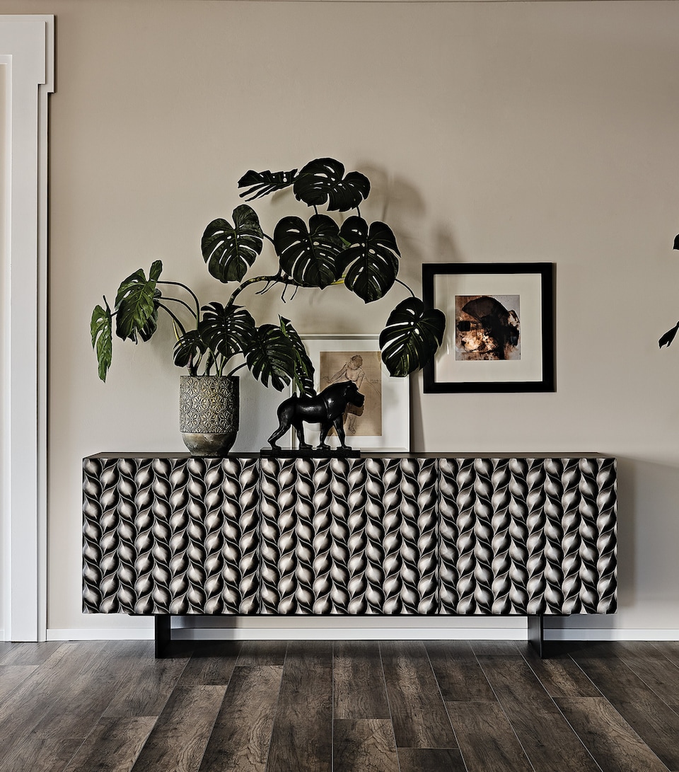 Wood Lavender Sideboard