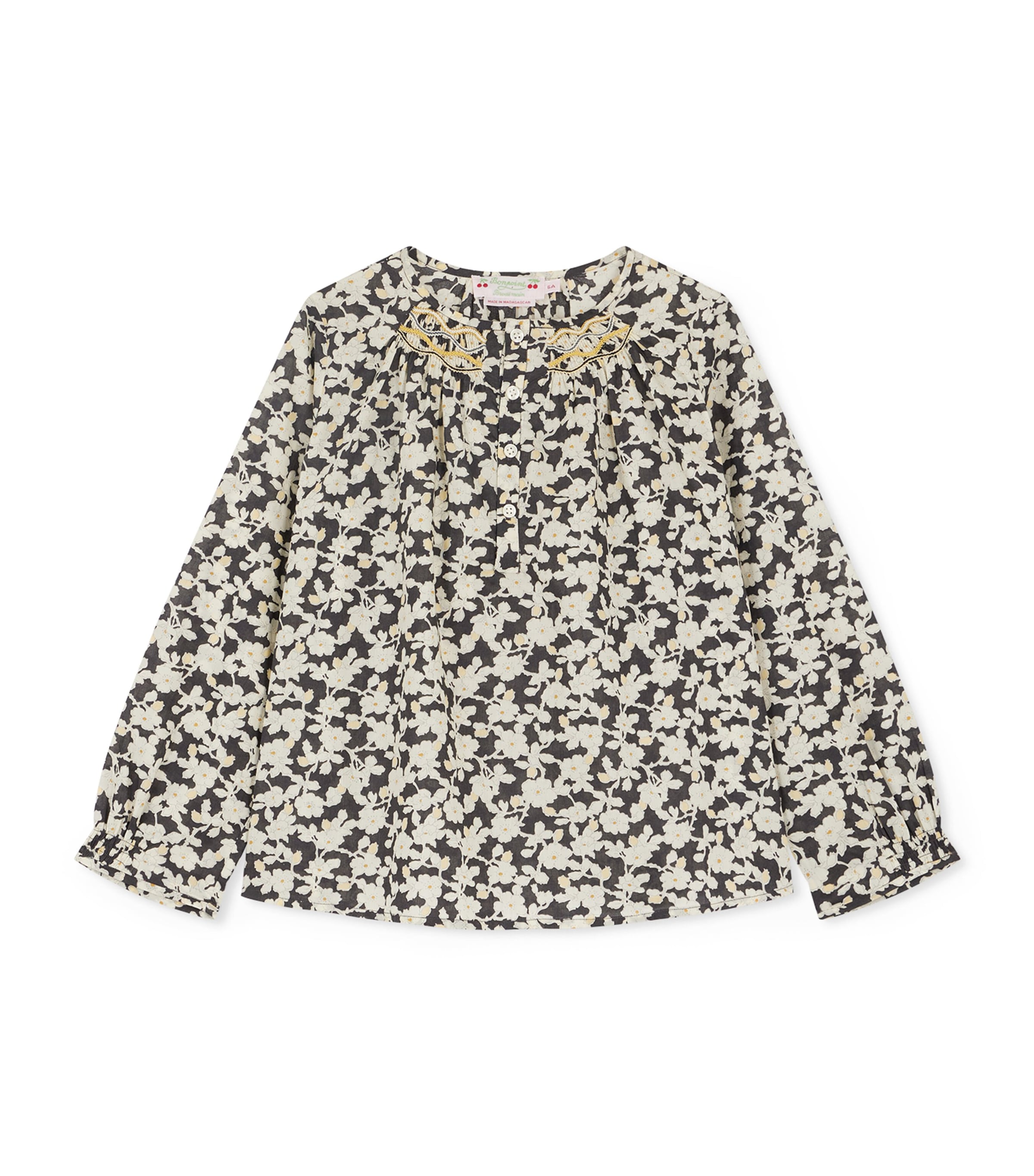 Cotton Floral Print Blouse (4-14 Years)
