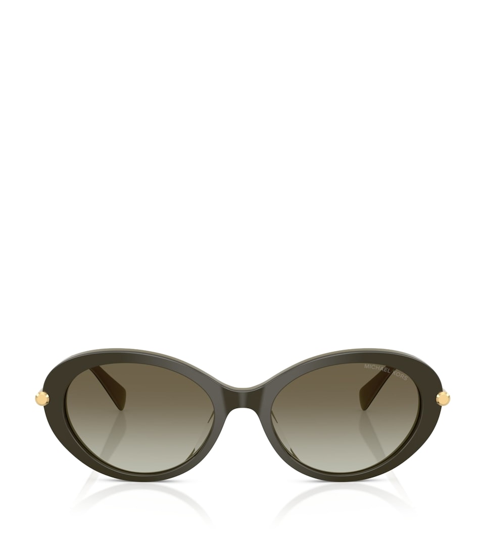 Michael Kors Rockaway Oval Sunglasses Green