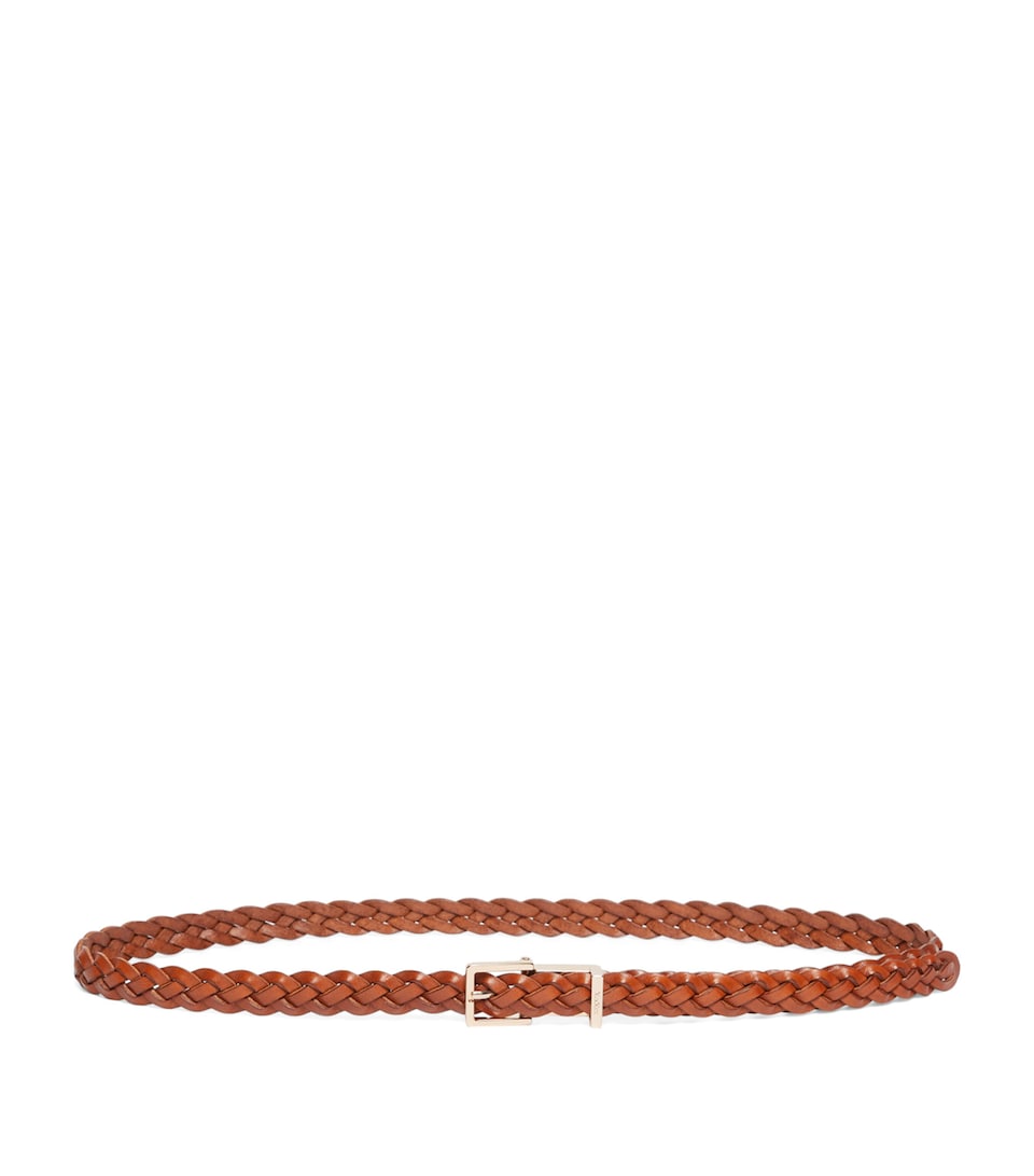 Leather Woven Belt