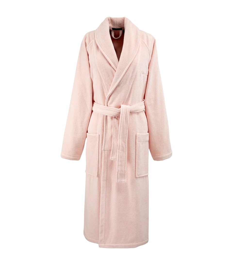 Ralph Lauren Home Cotton Dulaney Bathrobe (XXL) Pastel Pink