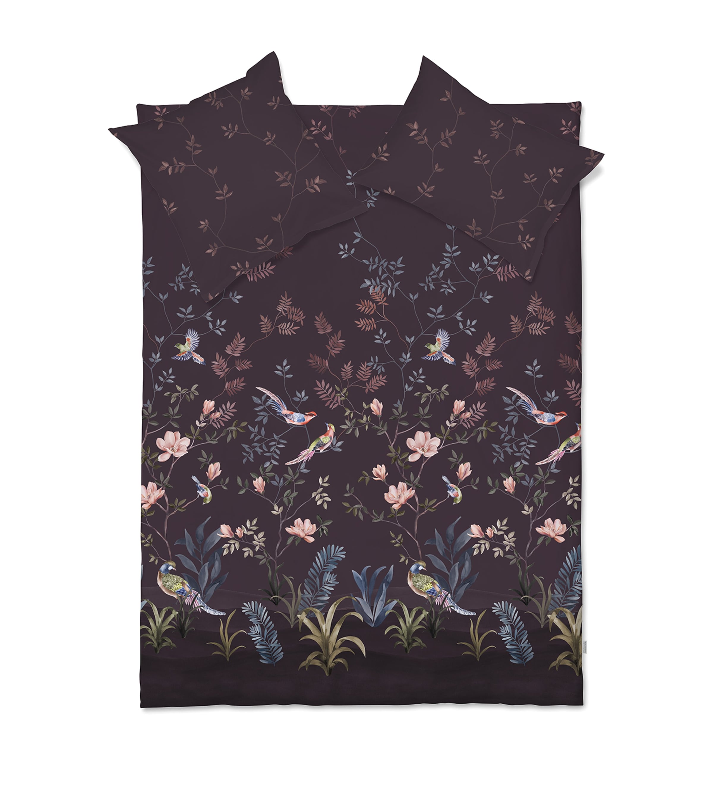 Schlossberg Gaia King Duvet Cover (230cm x 220cm) Aubergine