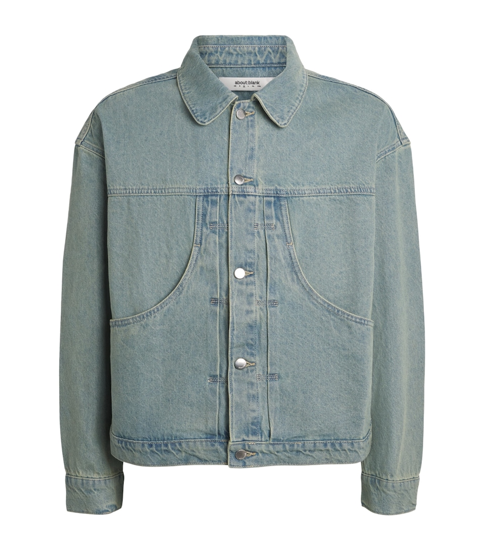 about:blank Mens Denim Jacket Murky Wash