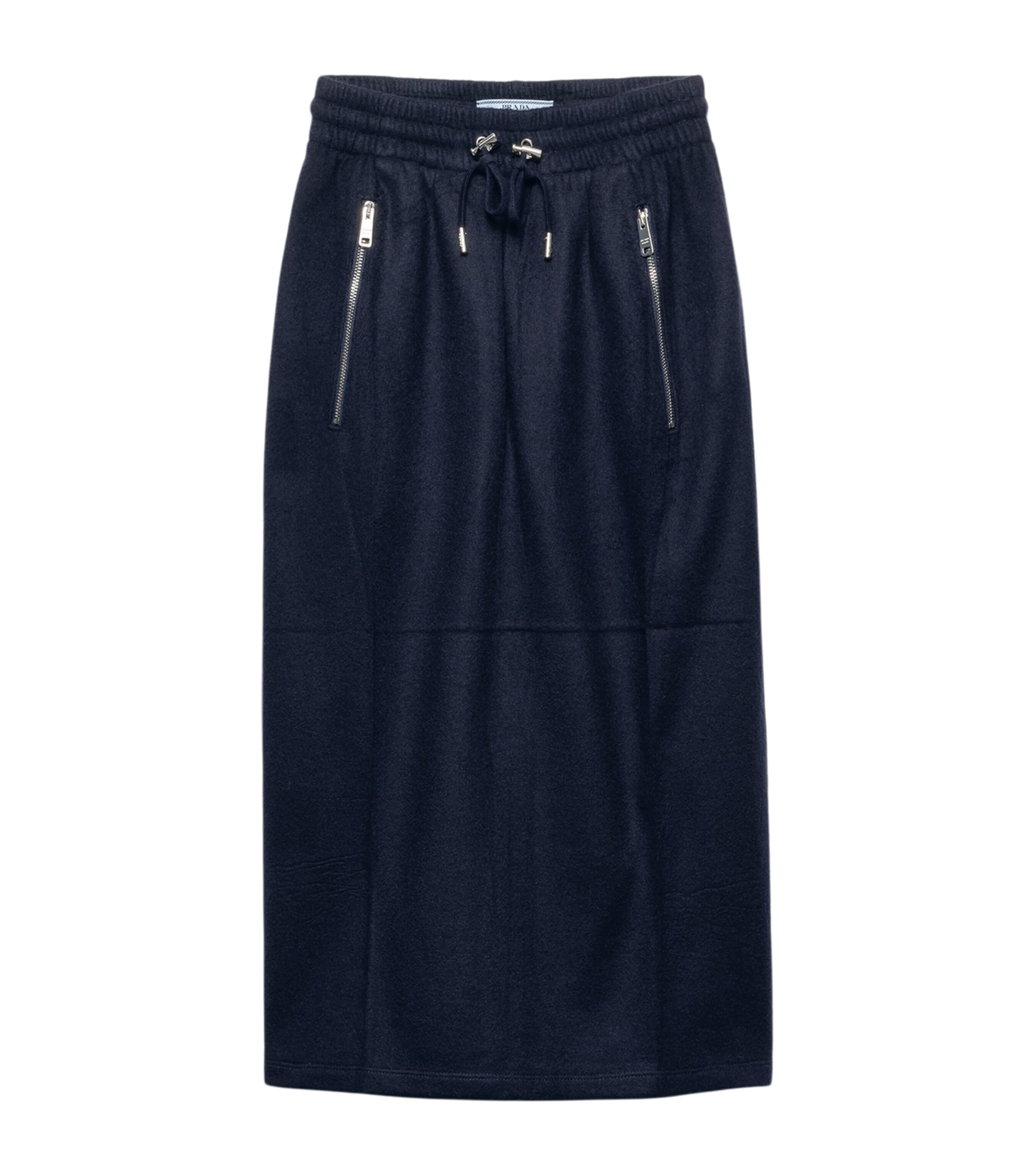 Wool-Cashmere Midi Skirt