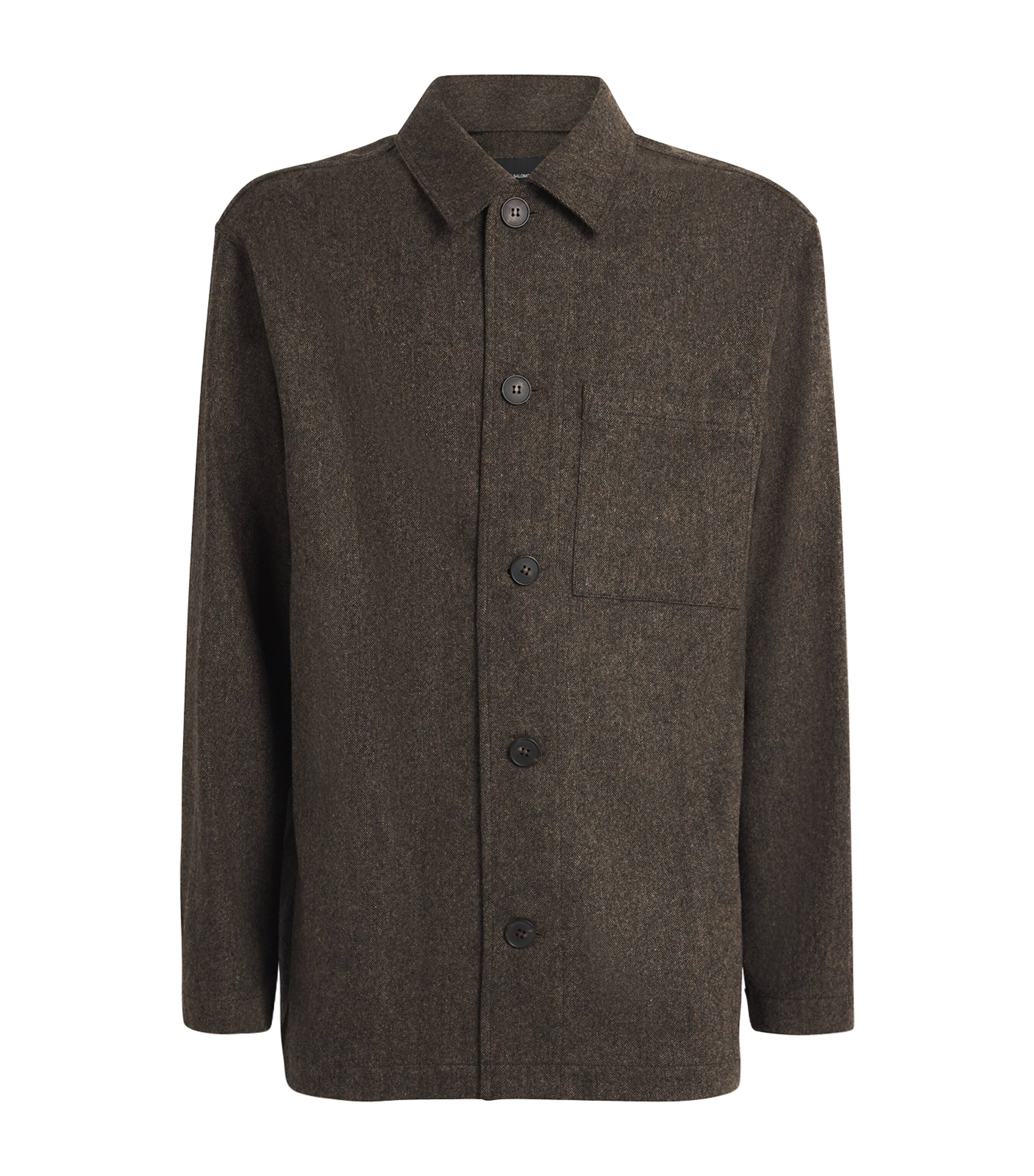 Yves Salomon Mens Wool-Cashmere Overshirt Falaise