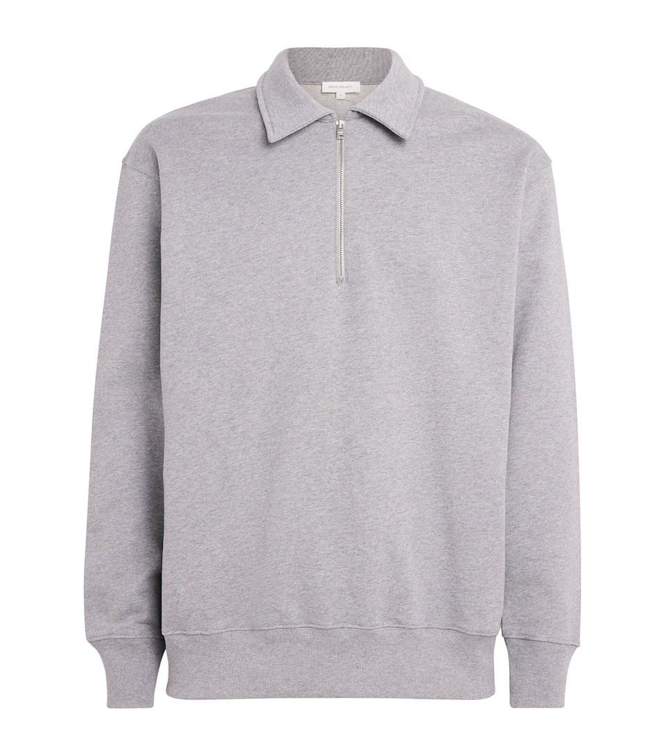 Cotton Half-Zip Sweatshirt