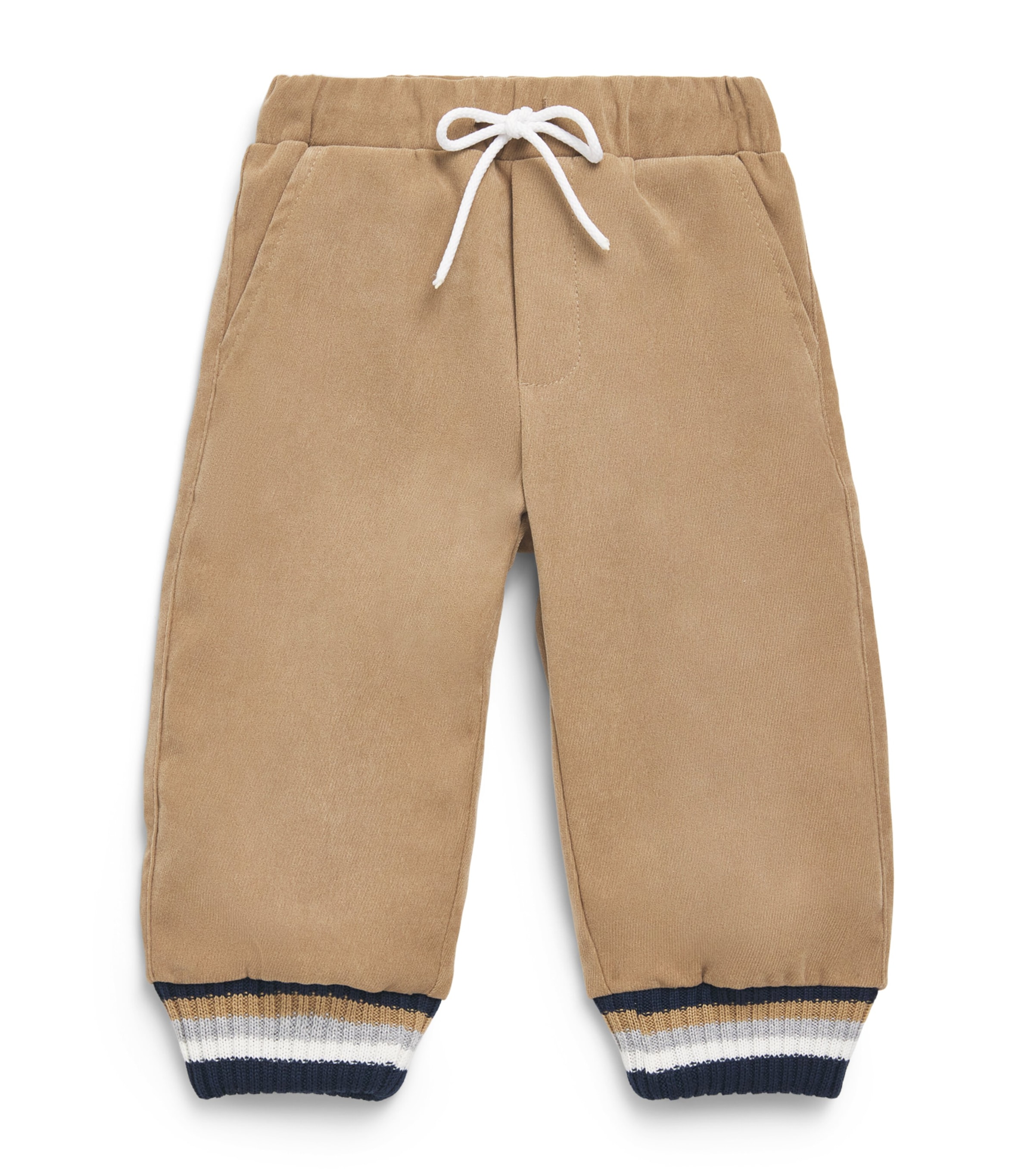 Bimbalo Knitted Drawstring Sweatpants (1 Month-4 Years) Beige