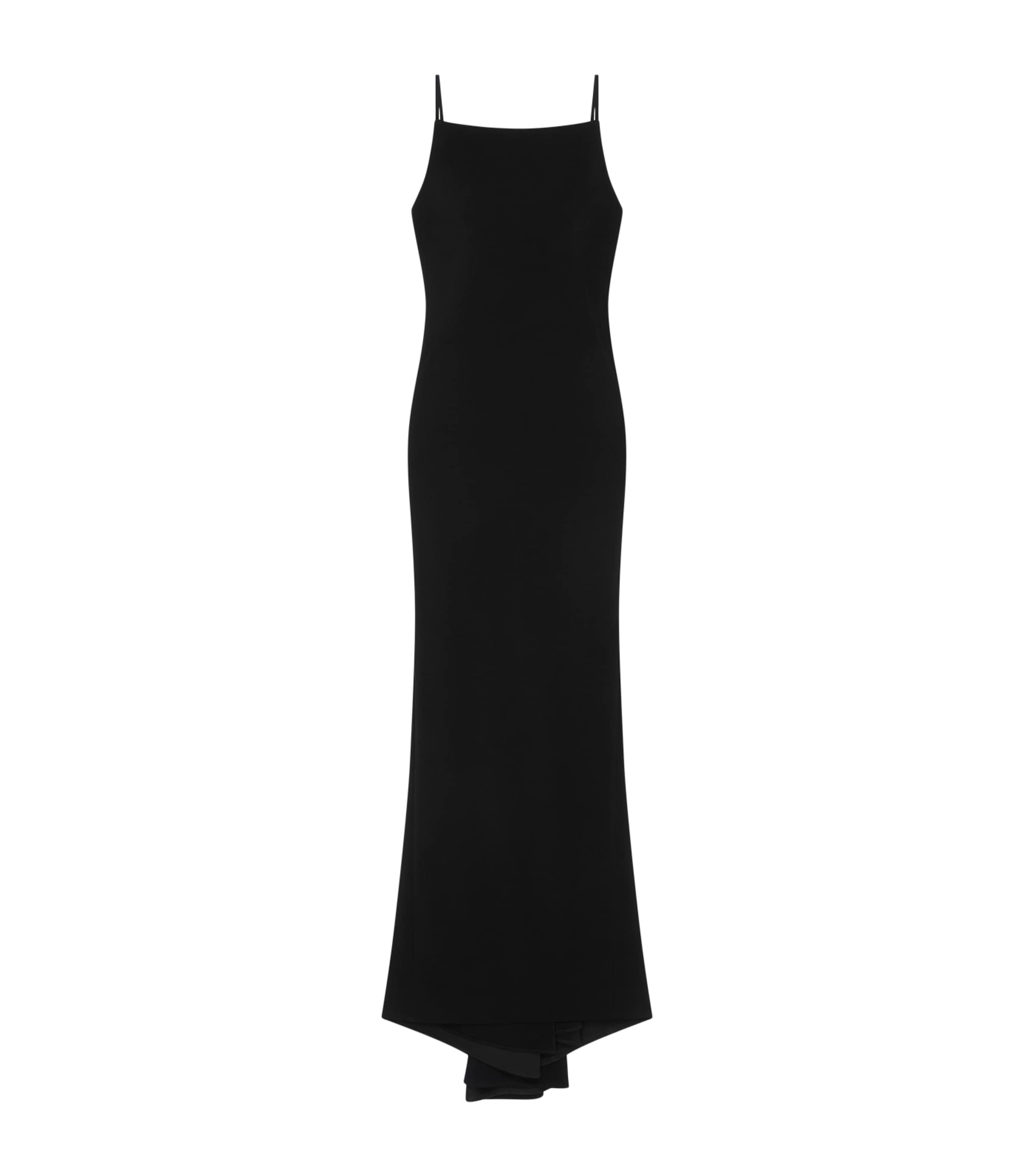 Sliced Kick-Back Maxi Dress