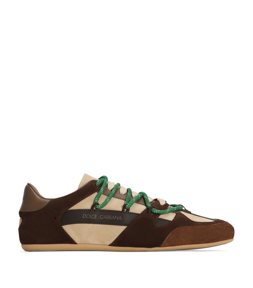 Dolce&Gabbana Suede Ginnica Sneakers Cappuccino