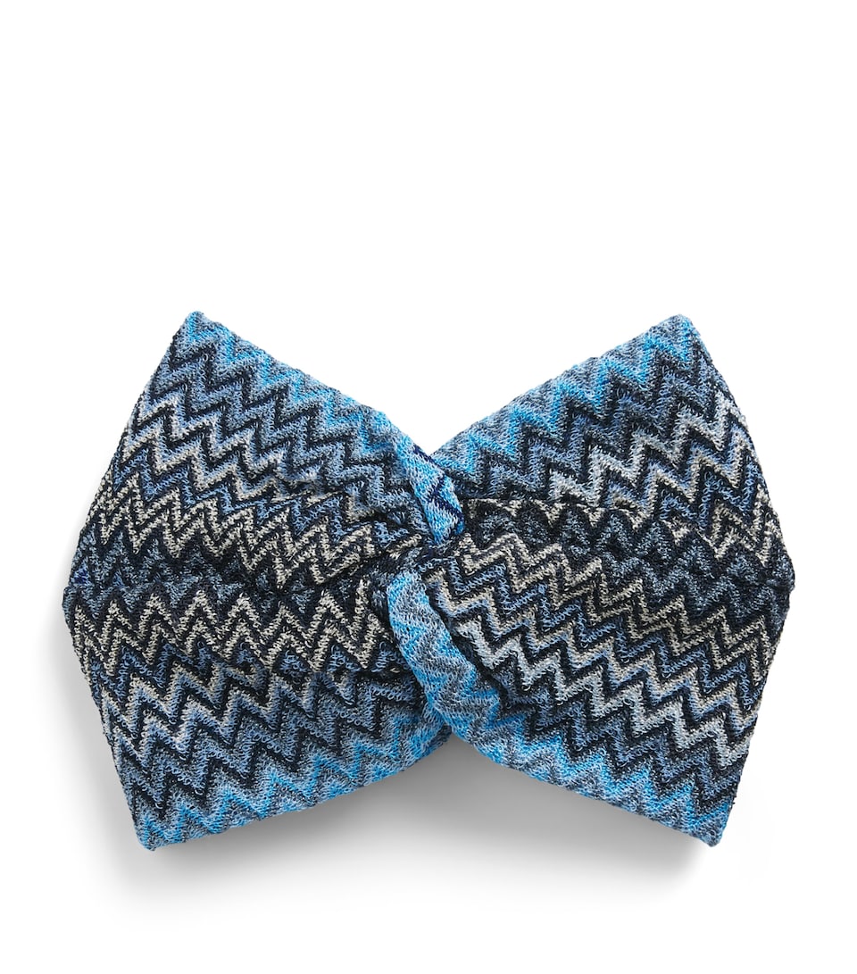 Missoni Knot-Front Zigzag Headband