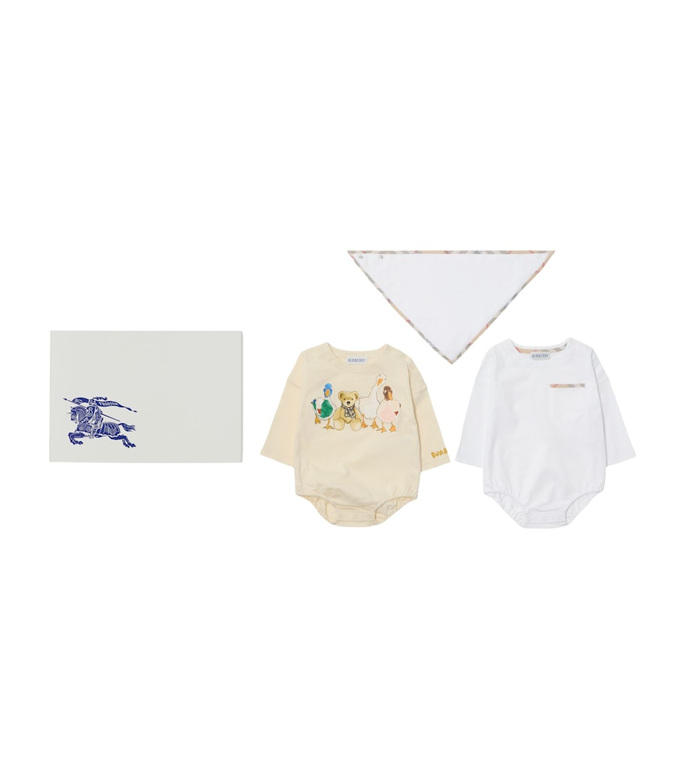 2 Bodysuits and Bib Gift Set (1-18 Months)
