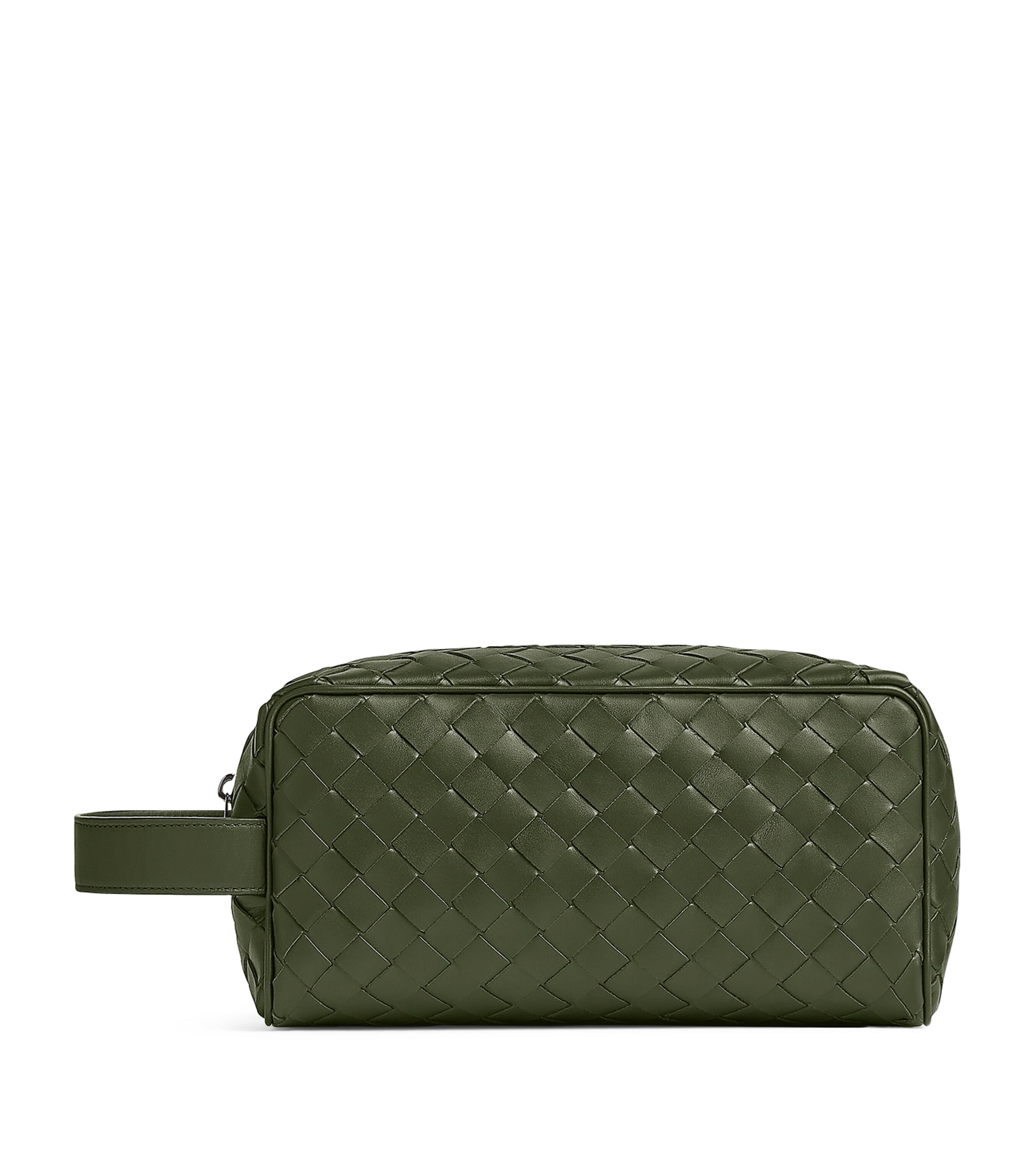 Bottega Veneta Leather Intrecciato Wash Bag