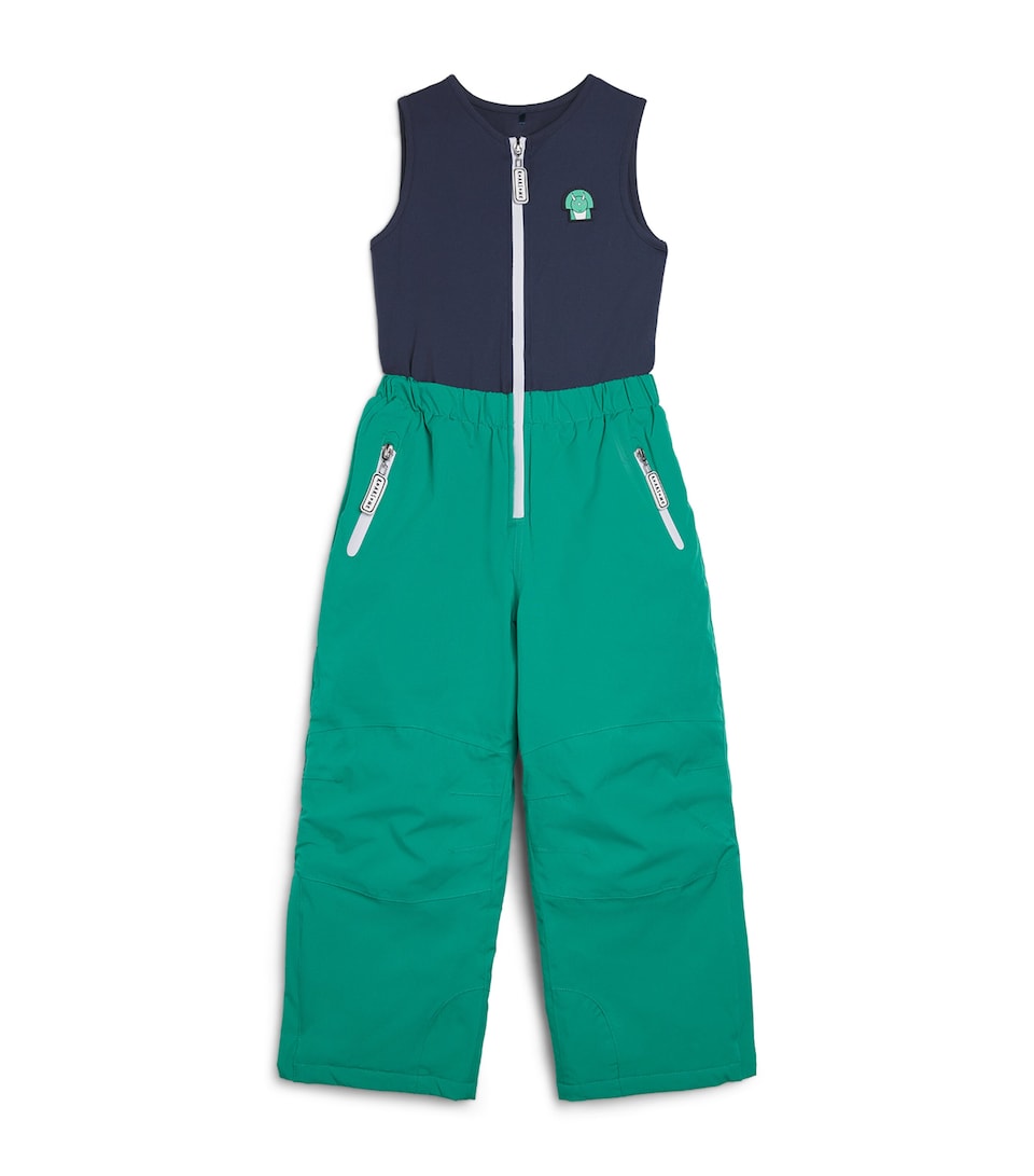 Roarsome Thermal Spike Ski Salopettes (2-7 Years) Green