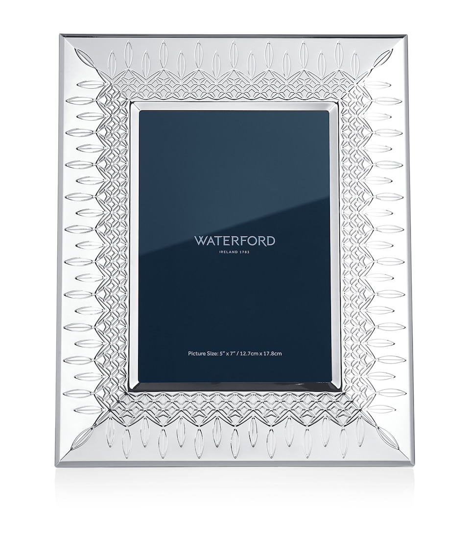Waterford Silver-Plated Lismore Photo Frame (5" x 7") Silver