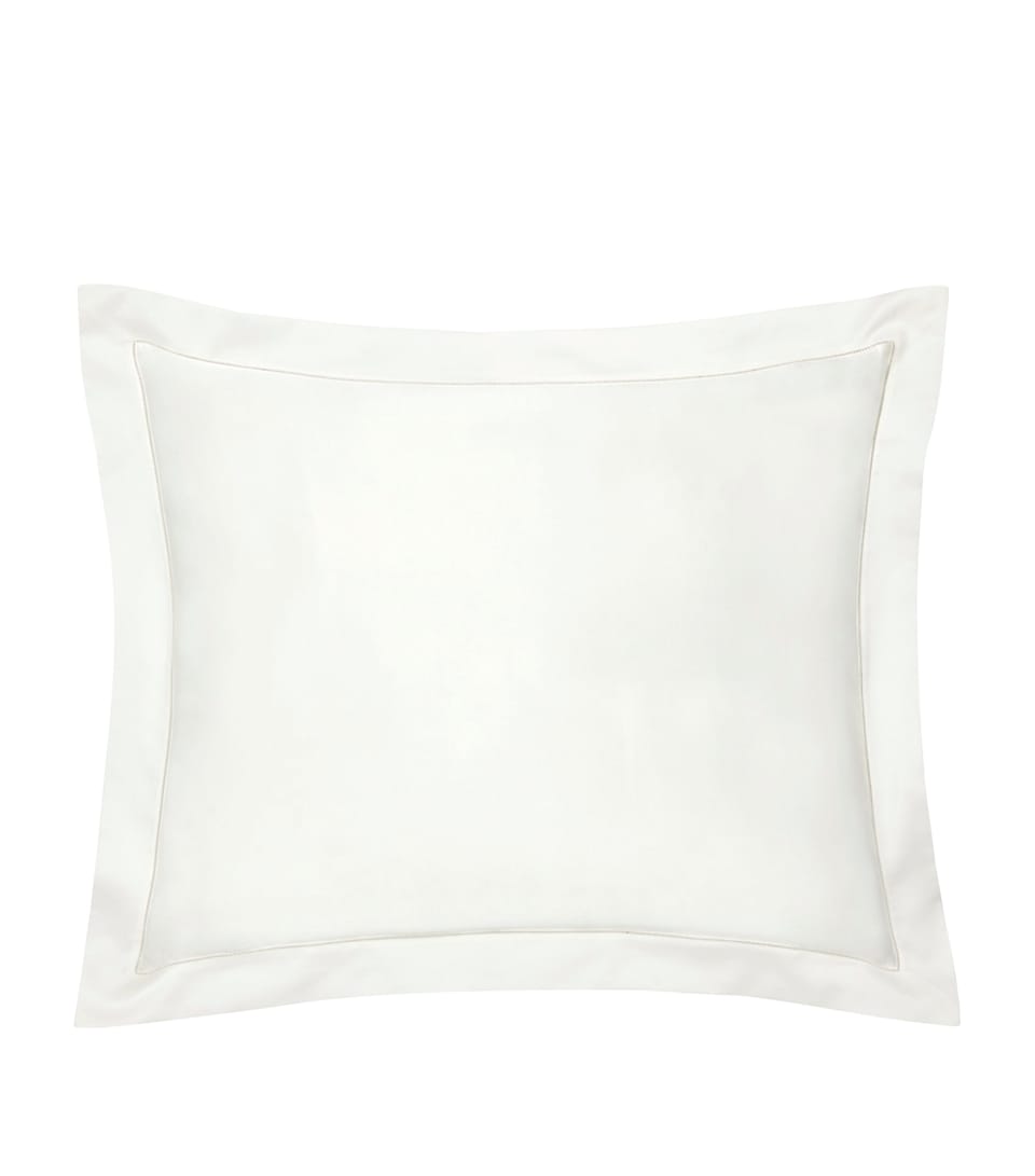 Sferra Egyptian Cotton Sham Giza Square Pillowcase (65cm x 65cm) Candlelight