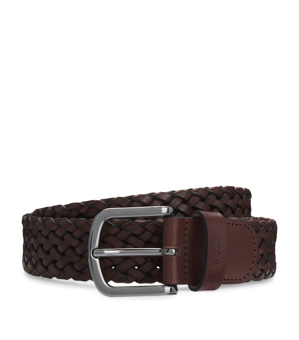 Leather Woven Belt