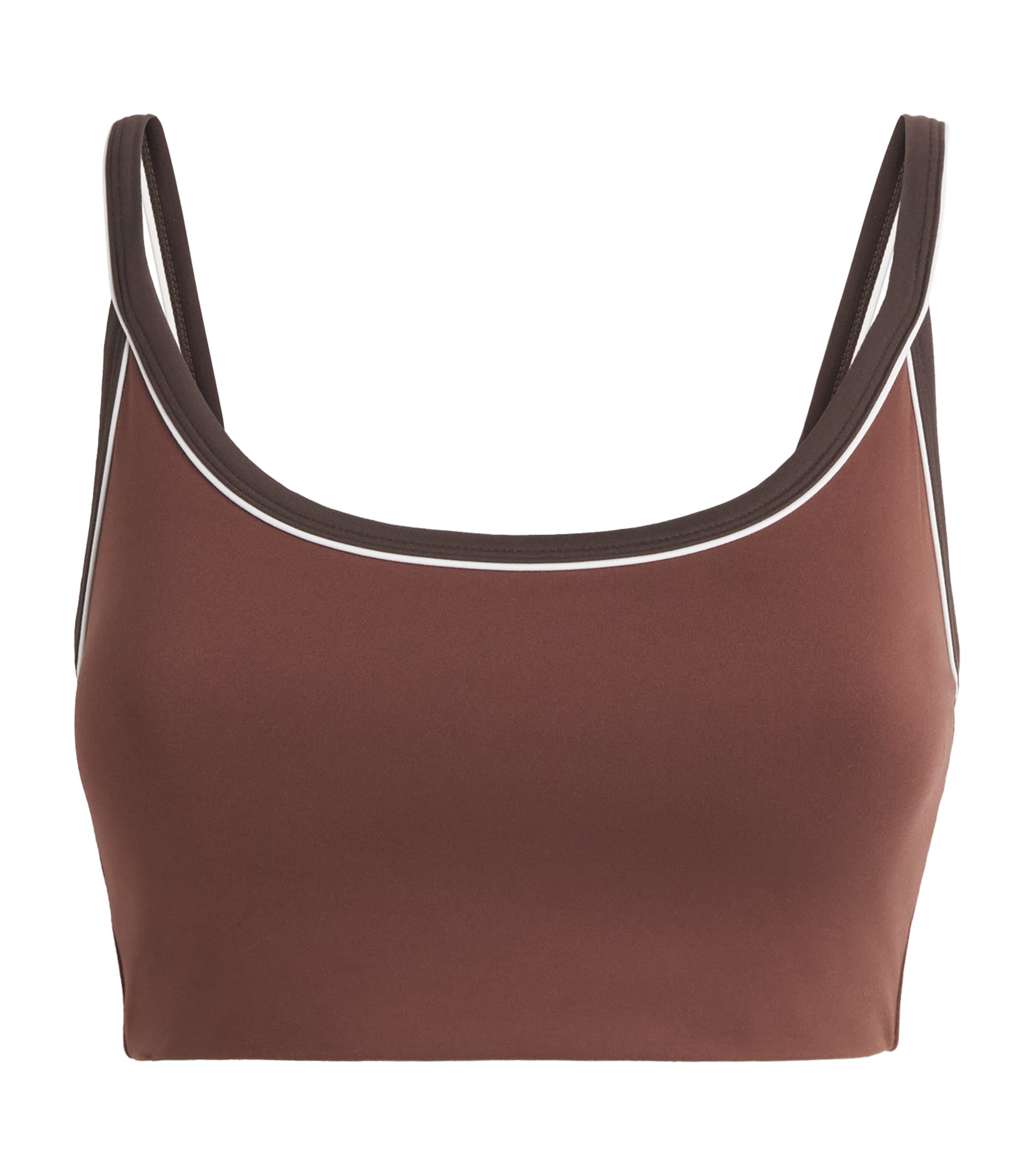 Varley Womens FreeSoft Piper Sports Bra Brown Stone