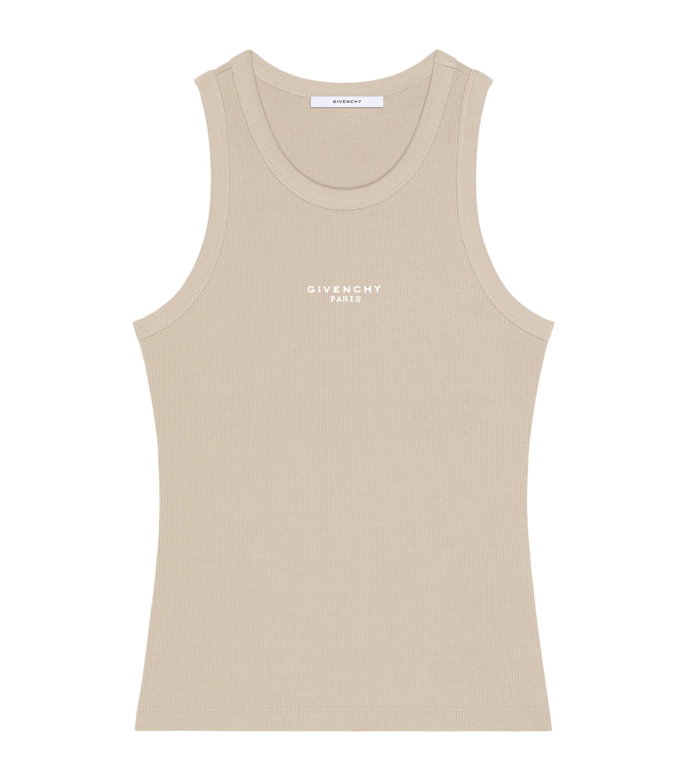 Stretch-Cotton Logo Tank Top
