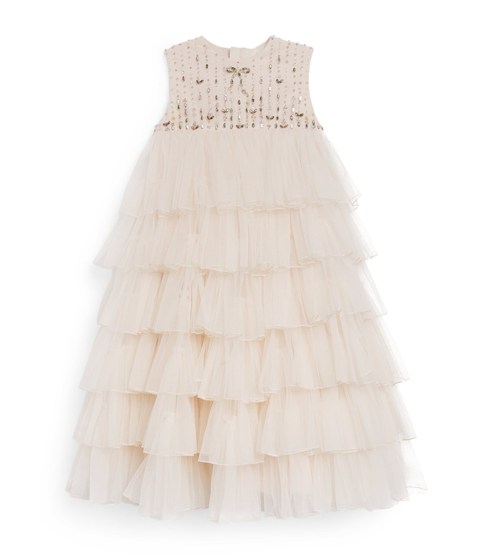 Sleeveless Embellished Dress (2-14 Years)