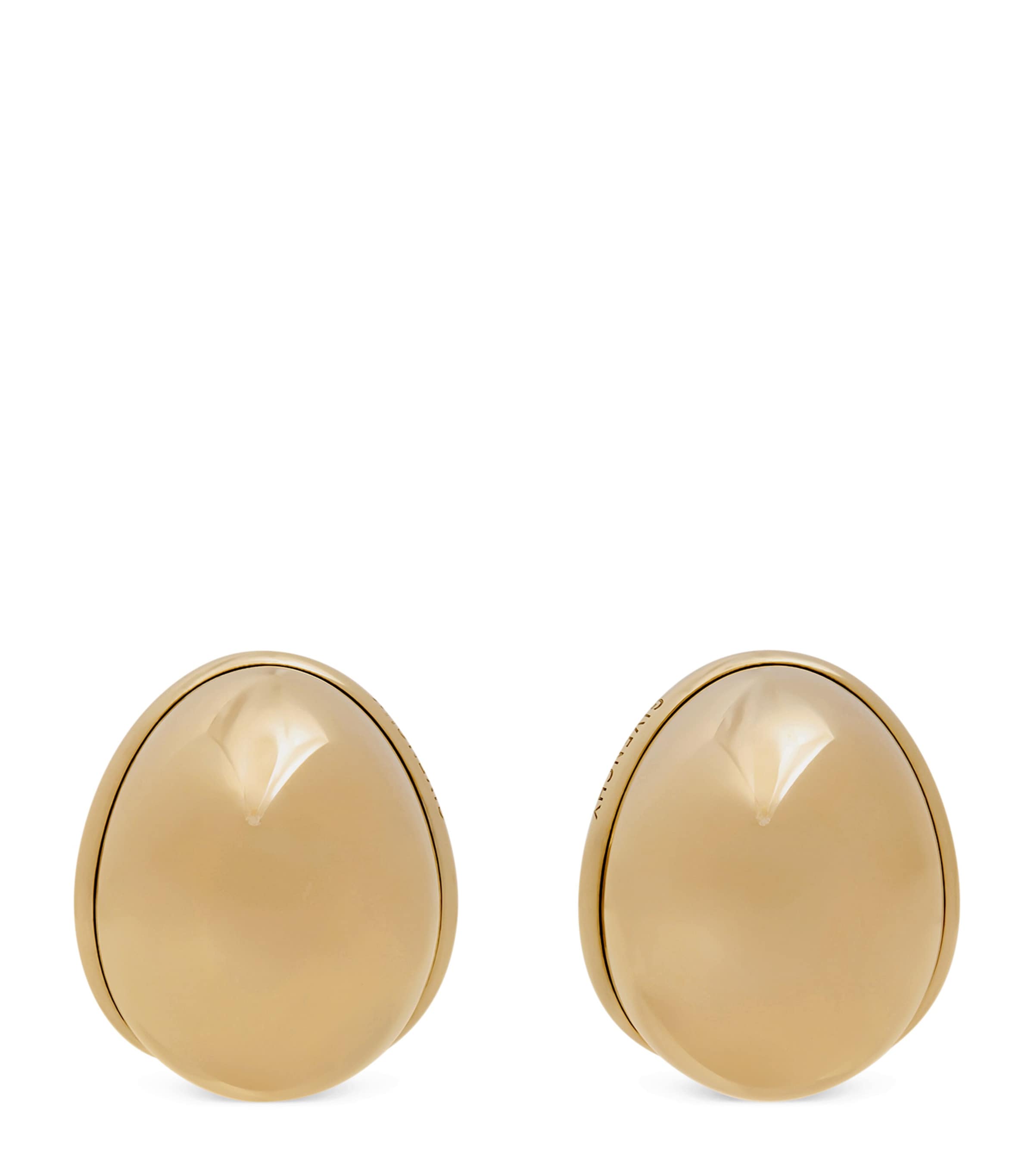 Givenchy Sculpted Cabochon Stud Earrings