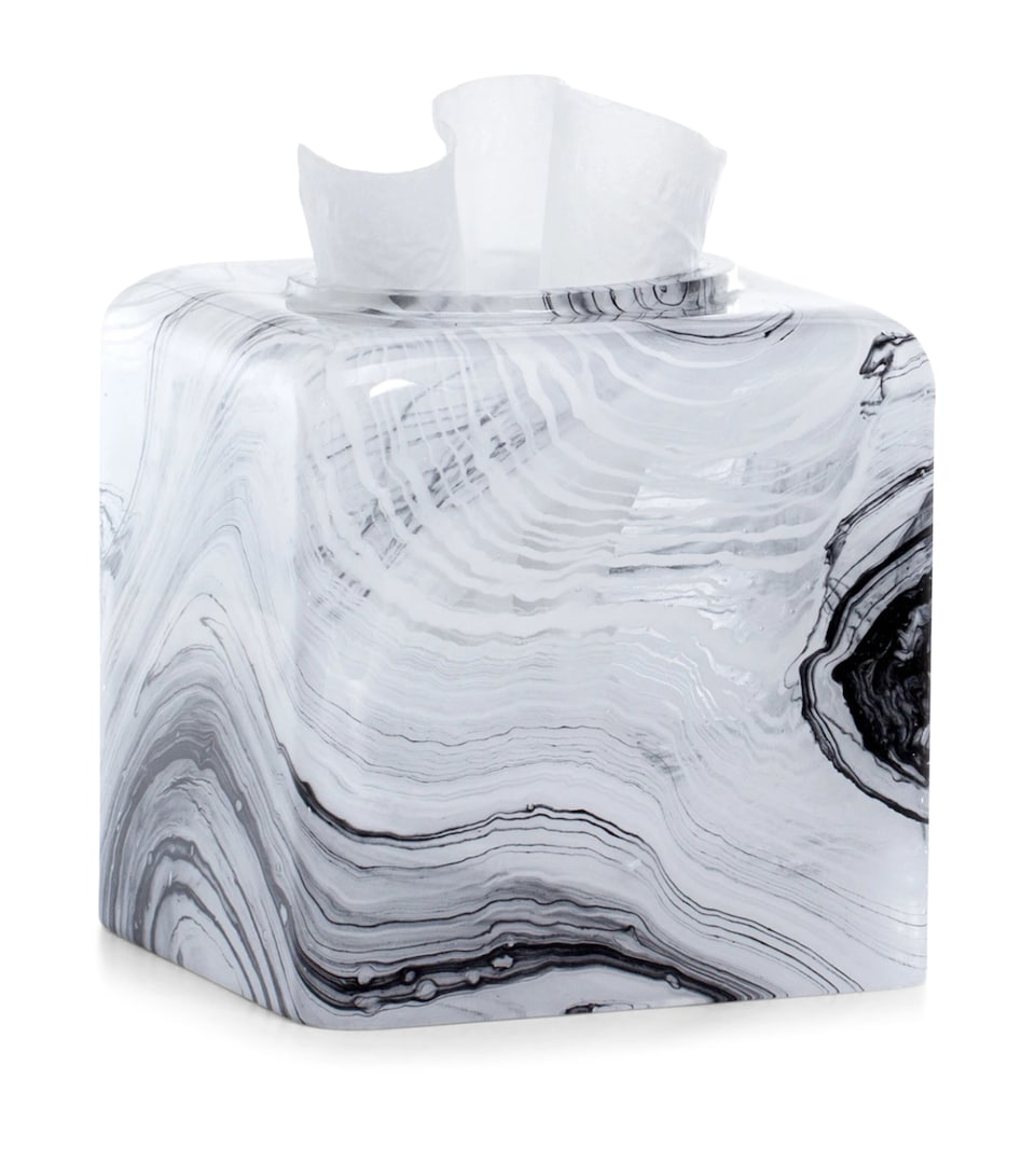 Labrazel Nuvola Swirl Tissue Box White