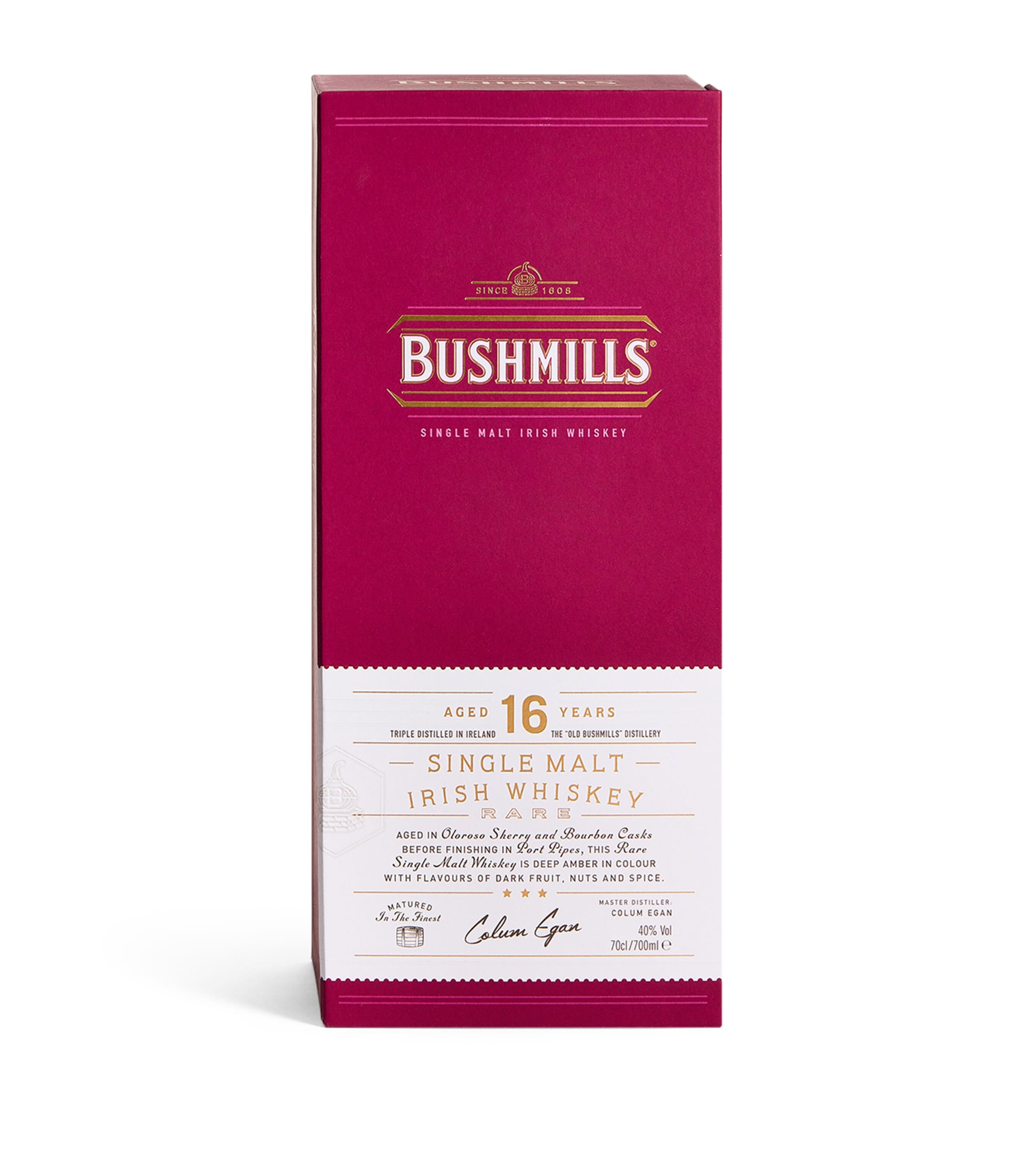 Bushmills 16-Year-Old Single Malt Irish Whisky (70cl)