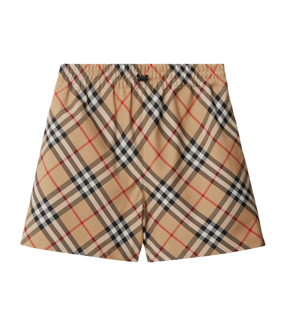 Twill Check Shorts