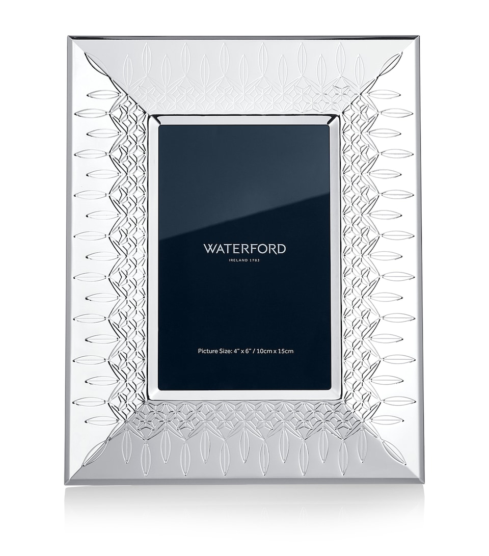 Waterford Silver-Plated Lismore Photo Frame (4" x 6") Silver