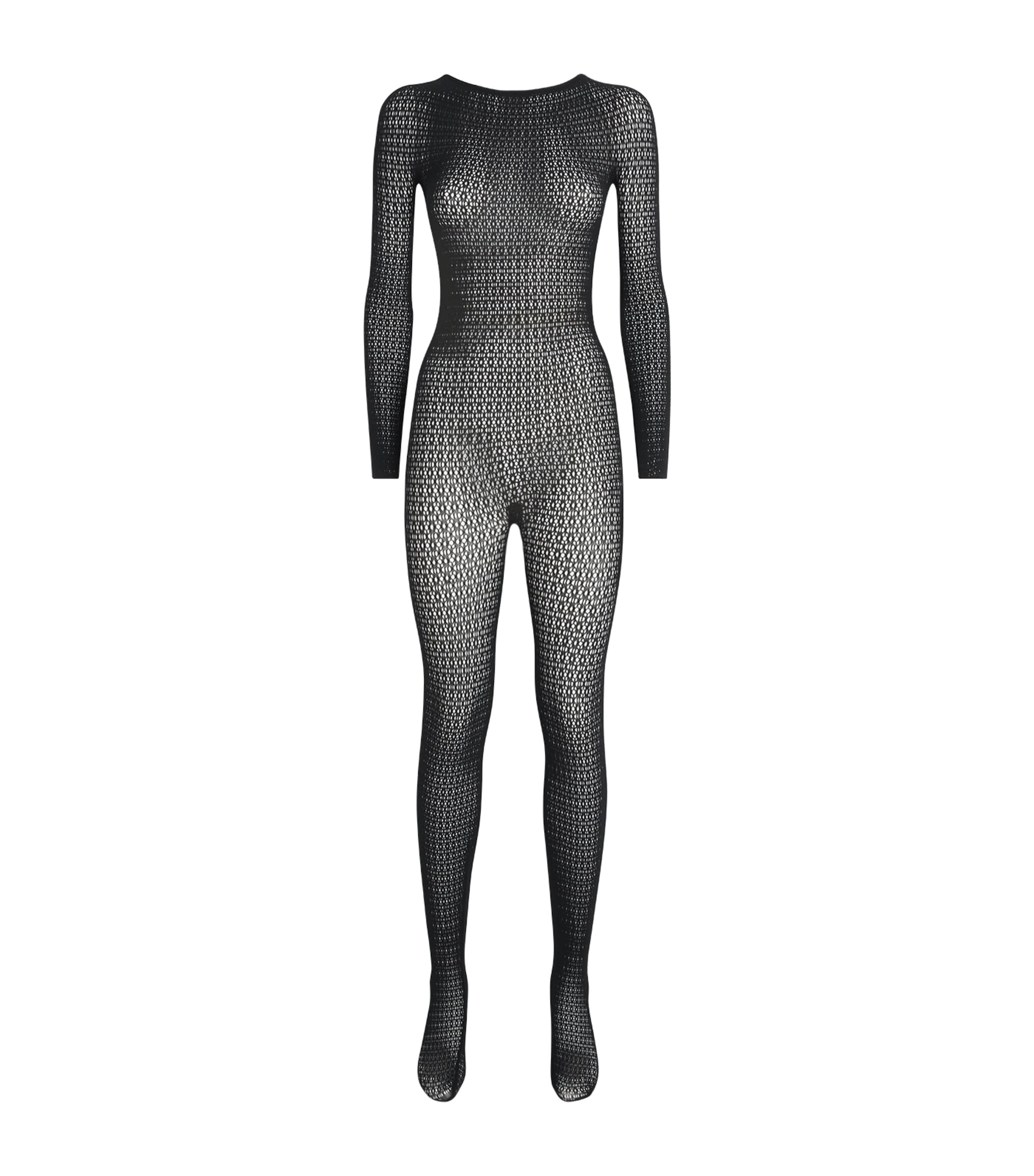 Net Daisy Catsuit