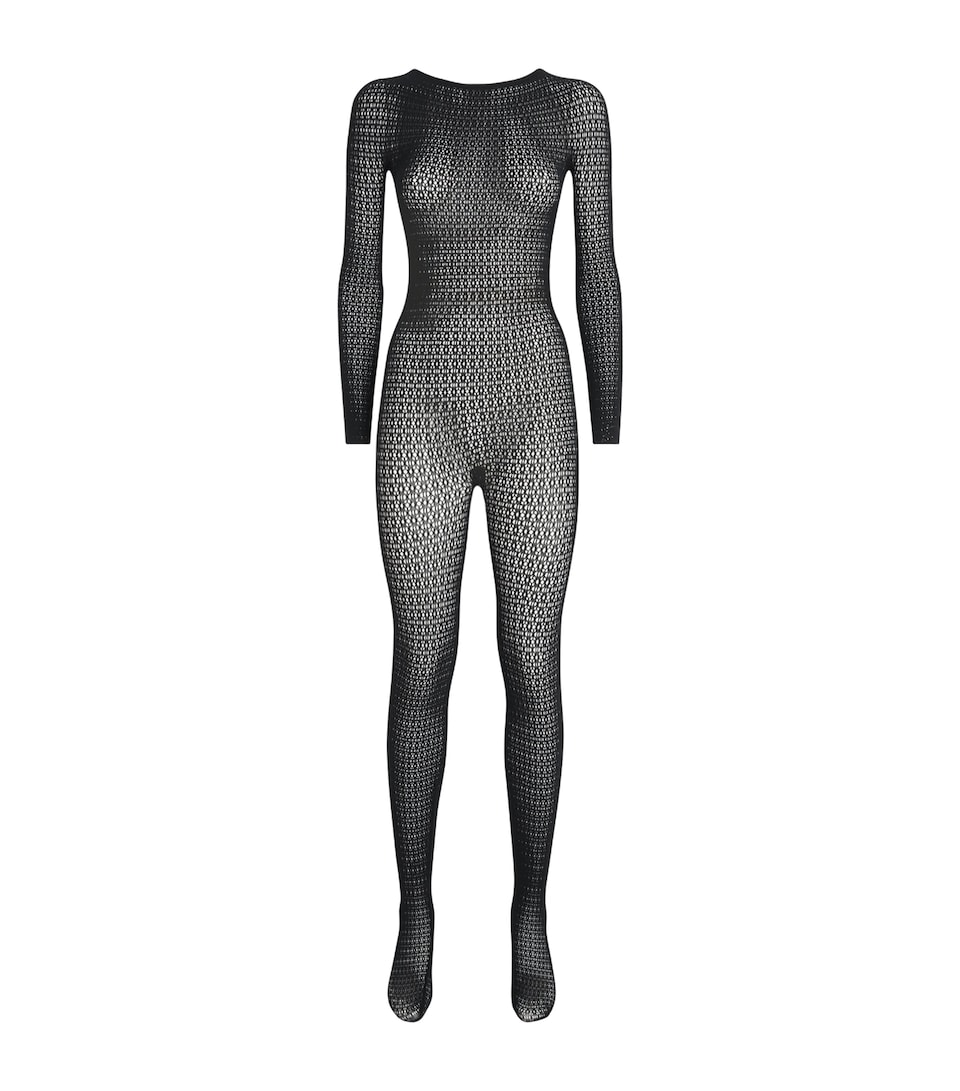 Net Daisy Catsuit